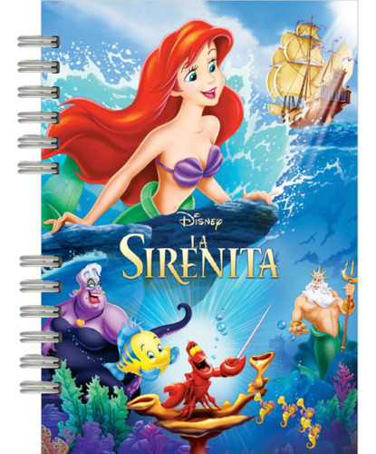 Planner De La Sirenita + Chapita De Regalo