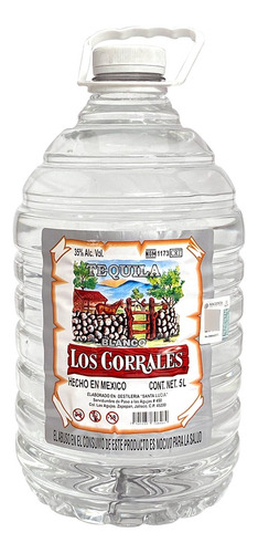 Tequila Los Corrales Blanco Garrafa 5 L