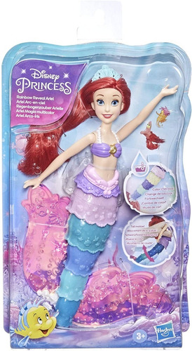 Ariel, La Sirenita, Princesa Disney, Cambia De Color, Hasbro