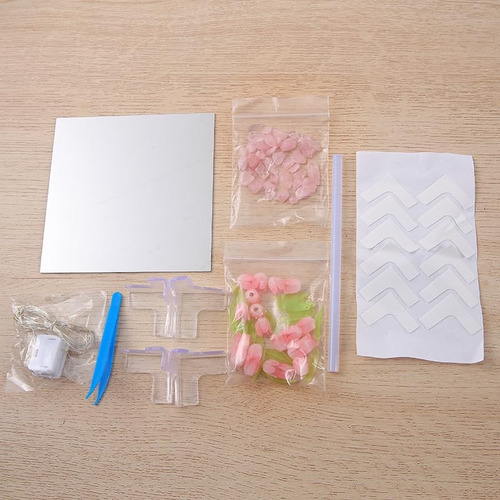 Diy Lámpara Noche De Tulipanes Con Espejo 96332