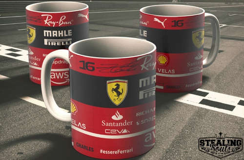 Imagen 2 de 3 de Taza Fierrera - Charles Leclerc #07 | Formula 1 / Ferrari F1