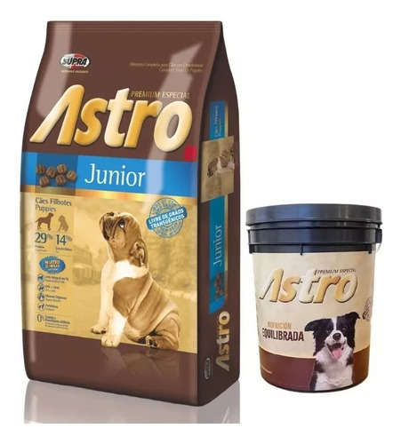 Alimento Astro Perros Cachorros 15kg