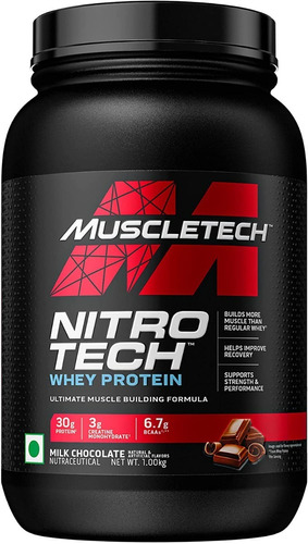 Muscletech | Nitro-tech Con Creatina | 1.5lb | Milk Chocolat