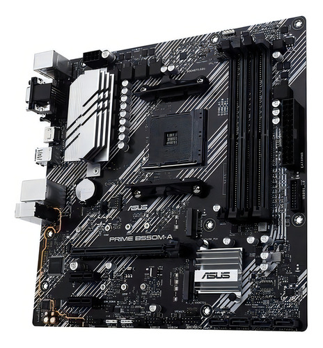 Placa Mãe Asus Ddr4 B550m-a Csm Prime Amd Am4 Cor Preto