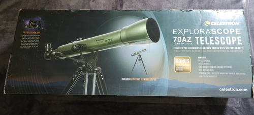 Telescopio Celestron Explora Scope 70az