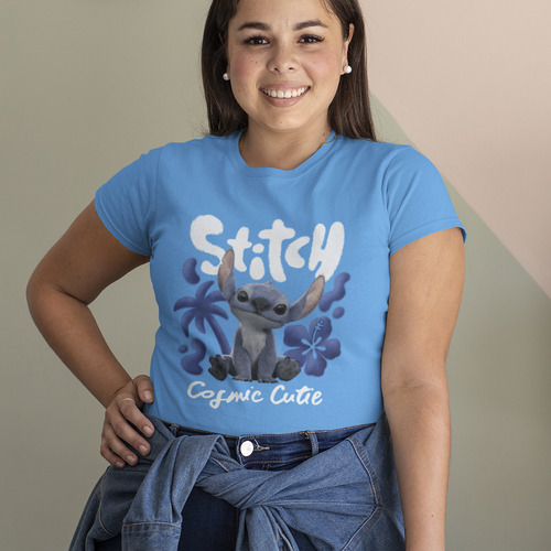 Playera Lilo Y Stitch Cosmic Cutie Live Action Disney