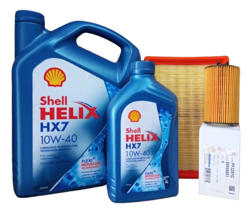 Kit De Filtro Chevrolet Sonic 1.6  Aceite Helix Hx7 10w40 