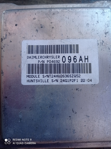 Modulo Dodge Durango 2007 5,7 P04692096ah / P0469209ag (Usado)