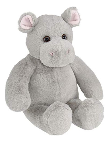 Peluche Diseño De Hipopótamo Gris 15.0inm Bearington Humphry