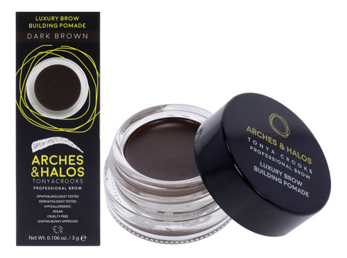 Pomada De Lujo Para Crear Cejas, Marrón Oscuro, De Arches An