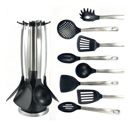 Set 8 Utensilios De Cocina De Nylon