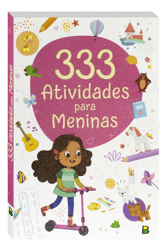 Kit 2 Livro 333 Atividades Meninas E Meninos Infantil Educativo Com Jogos Desenhos E Passatempos!