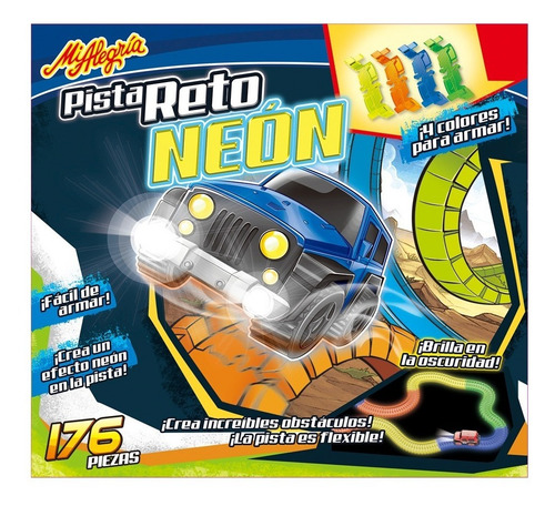 Imagen 1 de 3 de Pista Reto Neón Mi Alegría
