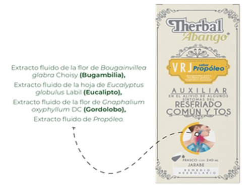 Jarabe Vrj Propóleo Therbal De 240ml 3 Pzas
