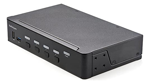 Startech.com Conmutador Kvm Hdmi De 4 Puertos - Monitor Únic