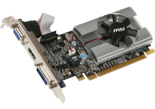 Imagen 4 de 6 de Placa De Video Msi Geforce N210 1gb Gt Ddr3 Hdmi Low-profile