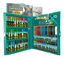 Comprar Maleta Estojo De Pintura Infantil Colorir Desenhos 150 Peças