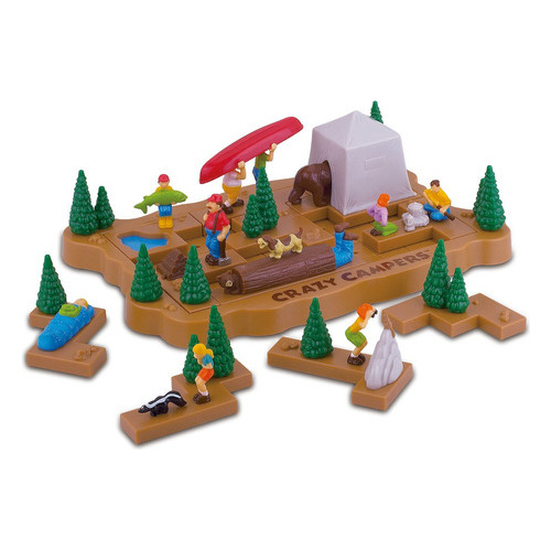 Juego De Destreza Crazy Campers 70211 Color Variado