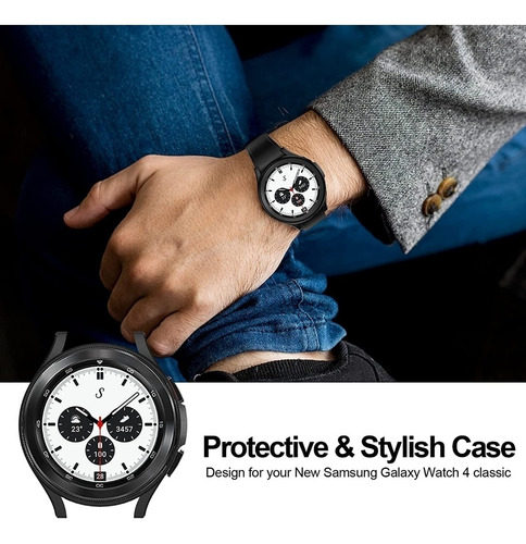 Imagen 5 de 5 de Protector Carcasa Forro Para Samsung Galaxy Watch 4 46mm