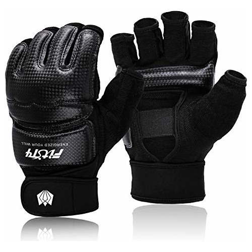 Guantes Entrenamiento De Artes Marciales Cuero Sintético Xl