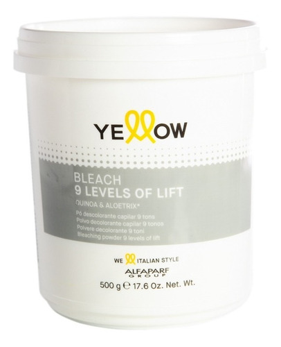 Yellow New Color Bleach Powder Polvo Decolorante 500gr Local