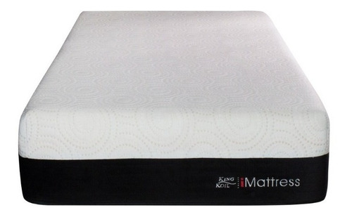 Colchón 1 plaza de espuma King Koil Express Comfort G24 blanco y negro - 80cm x 190cm x 24cm