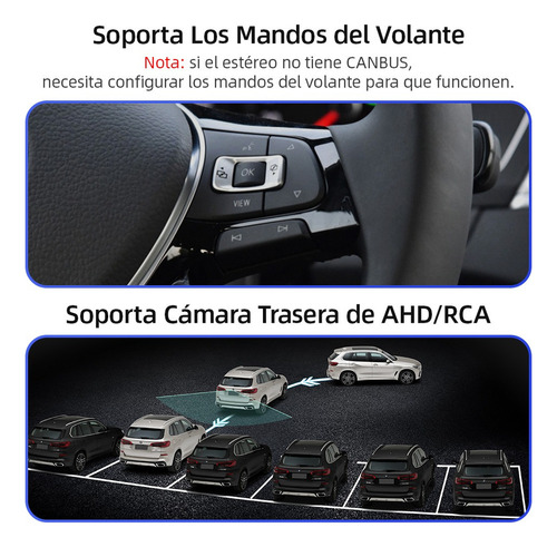 Estéreo 1+32gb Cámara For Fiat 500x 2016-2022 Gps Wifi Bt