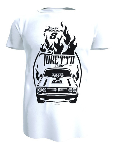 Polera Diseño Rapido Y Furioso Dom Toretto Unisex Poliester