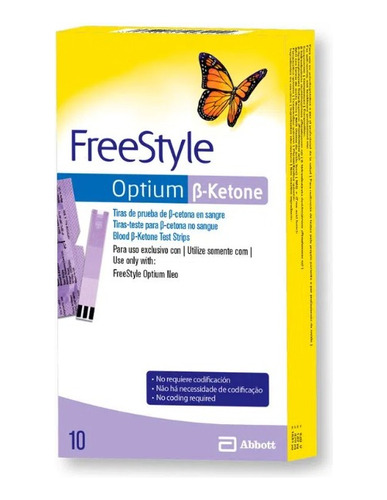 Freestyle Tiras Reactivas Optium B-ketone (10 Unidades)