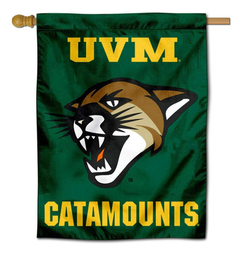 Bandera De Casa De Doble Cara Uvm De Vermont Catamounts