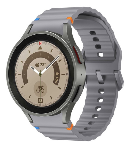 . Correa De Silicona Gris Oscuro For Samsung Galaxy Watch 5