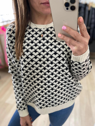 Sweater Estampado Corto The Big Shop