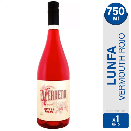 Vermouth Lunfa Verbena Aperitivo Bitter Rojo - 01mercado