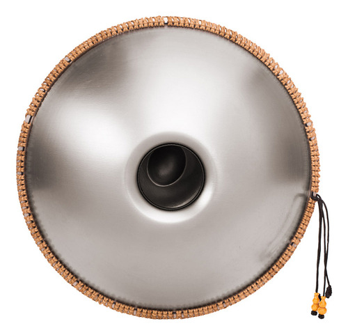 Instrumento Handpan De Aleación De 16 Pulgadas En Ratán Plat