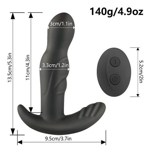 Imagen 3 de 9 de Vibrador Juguete Sexual Anal & Vaginal