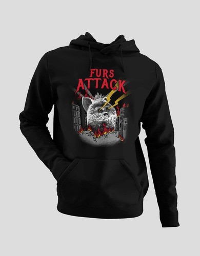 Sudadera Unisex | Furs Attack | Estampado Dtg