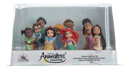 Disney Store Set 11 Princesas Animators Deluxe 