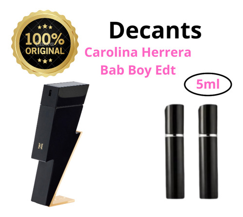 Muestra De Perfume O Decant Carolina Herrera Bad Boy Edt 