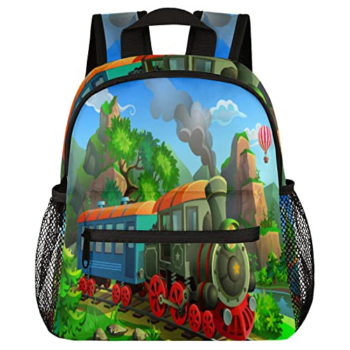 Mochila Pardick Vintage Steam Train Para Niños Pequeños