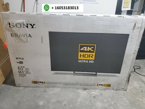 Sony Xbr65x930e 65 2160p 4k Hdr Uhd Led Smart Tv