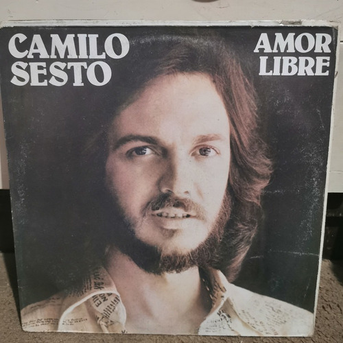 Disco Lp Camilo Sesto-amor Libre Camilo Sesto,.