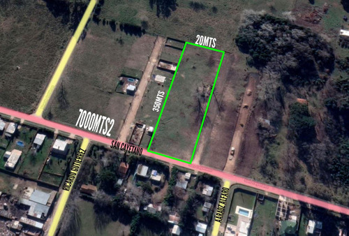 Terreno Venta - 20 X 350 Mts -7,000 - La Lonja