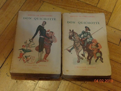 Don Quichotte. Miguel De Cervantes. Grund. En Francés.&-.