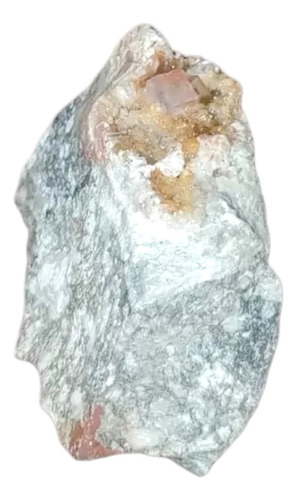 274g Fluorita Cúbica Naranja Calcita Specimen Raro