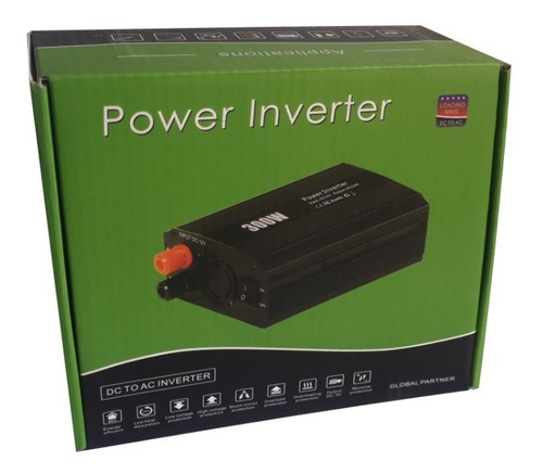Imagen 4 de 4 de Cargador Para Carro Corriente 300w Dc 12v 110v Ac Usb 4.2v
