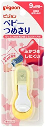 Baby Clear Cut Nail Clipper Pigeon Nuevo Color Amarillo Hech