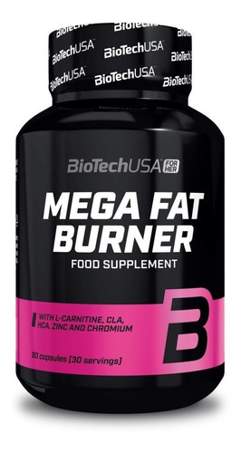 Mega Fat Burner woman - Biotechusa - 90 Caps Sabor Sin Sabor