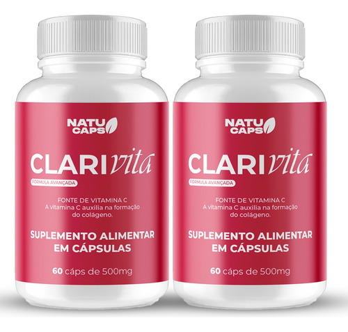 1 Pote De Clarivita - 60 Cápsulas - Alivio Da Visão Sem Sabor