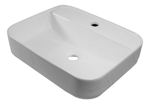 Tradicional Lavabo Blanco Cuadrado Premium Grande