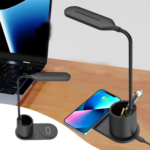 Lámpara De Escritorio Inteligente N Led De 15 W Con Carga In